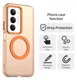 Xiaomi Redmi 15 5G Hoesje MagSafe Backcover Semi-Transparant & Oranje afbeelding 7