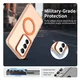 Xiaomi Redmi 15 5G Hoesje MagSafe Backcover Semi-Transparant & Oranje afbeelding 9
