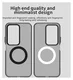 Xiaomi Redmi 15 5G Hoesje MagSafe Backcover Semi-Transparant & Zwart afbeelding 5