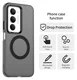 Xiaomi Redmi 15 5G Hoesje MagSafe Backcover Semi-Transparant & Zwart afbeelding 7