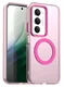 Xiaomi Redmi 15 5G Hoesje MagSafe Backcover Semi-Transparant & Roze