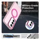 Xiaomi Redmi 15 5G Hoesje MagSafe Backcover Semi-Transparant & Roze afbeelding 9