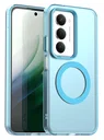 Xiaomi Redmi 15 5G Hoesje MagSafe Backcover Semi-Transparant & Blauw