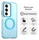Xiaomi Redmi 15 5G Hoesje MagSafe Backcover Semi-Transparant & Blauw afbeelding 7