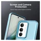 Xiaomi Redmi 15 5G Hoesje MagSafe Backcover Semi-Transparant & Blauw afbeelding 8