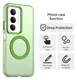 Xiaomi Redmi 15 5G Hoesje MagSafe Backcover Semi-Transparant & Groen afbeelding 7