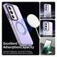 Xiaomi Redmi 15 5G Hoesje MagSafe Backcover Semi-Transparant & Paars afbeelding 2