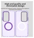 Xiaomi Redmi 15 5G Hoesje MagSafe Backcover Semi-Transparant & Paars afbeelding 5
