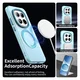 Xiaomi Redmi Note 15 Pro 5G Hoesje MagSafe Backcover Semi-Transparant & Blauw afbeelding 2