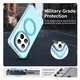 Xiaomi Redmi Note 15 Pro 5G Hoesje MagSafe Backcover Semi-Transparant & Blauw afbeelding 9