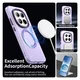Xiaomi Redmi Note 15 Pro 5G Hoesje MagSafe Backcover Semi-Transparant & Paars afbeelding 2