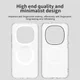 Xiaomi Redmi Note 15 Pro 5G Hoesje MagSafe Backcover Semi-Transparant & Wit afbeelding 3