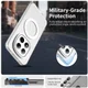 Xiaomi Redmi Note 15 Pro 5G Hoesje MagSafe Backcover Semi-Transparant & Wit afbeelding 9