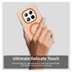 Xiaomi Redmi Note 15 Pro 5G Hoesje MagSafe Backcover Semi-Transparant & Oranje afbeelding 6