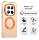 Xiaomi Redmi Note 15 Pro 5G Hoesje MagSafe Backcover Semi-Transparant & Oranje afbeelding 7