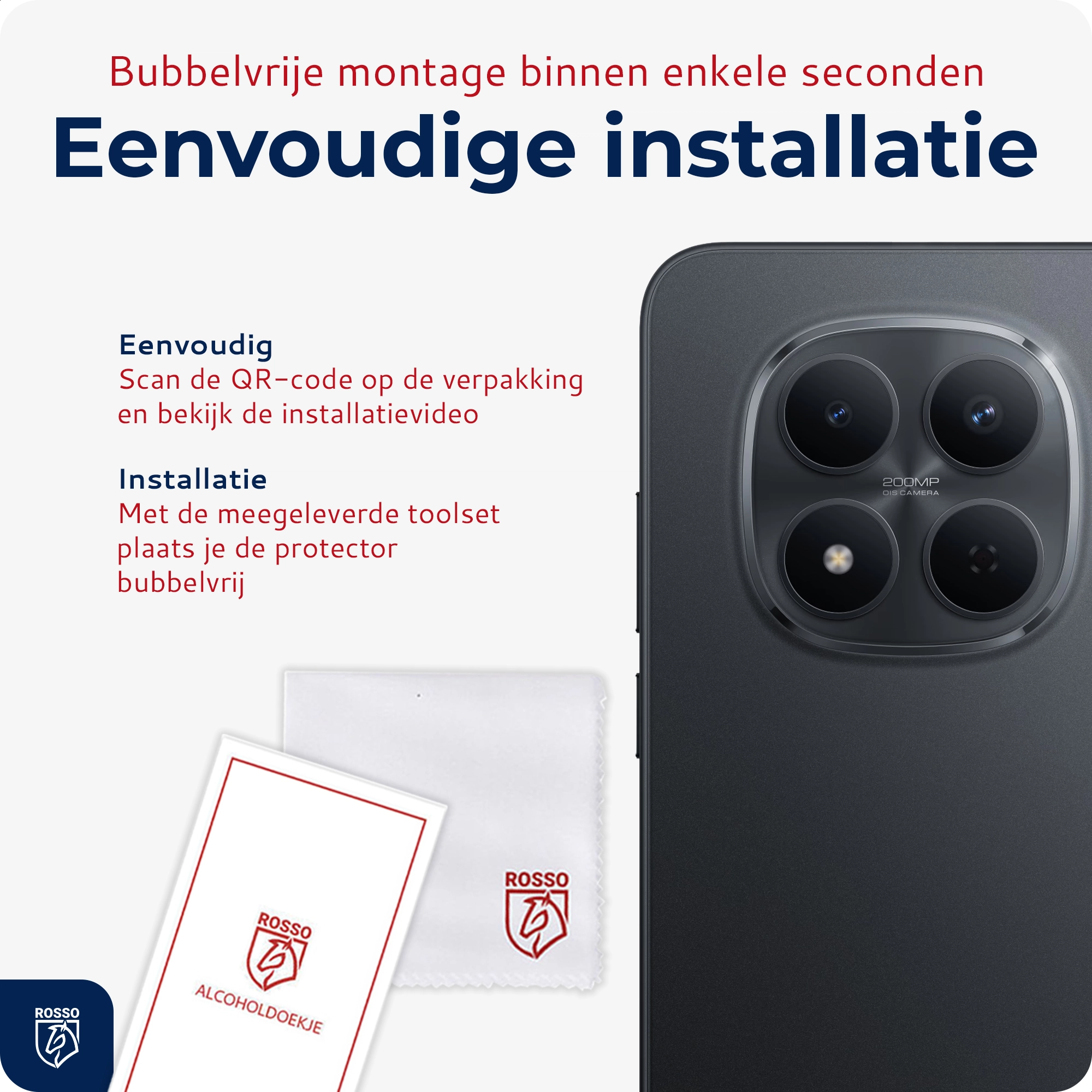 Rosso Xiaomi Redmi Note 15 Pro Plus Camera Lens Protector Transparant afbeelding 4