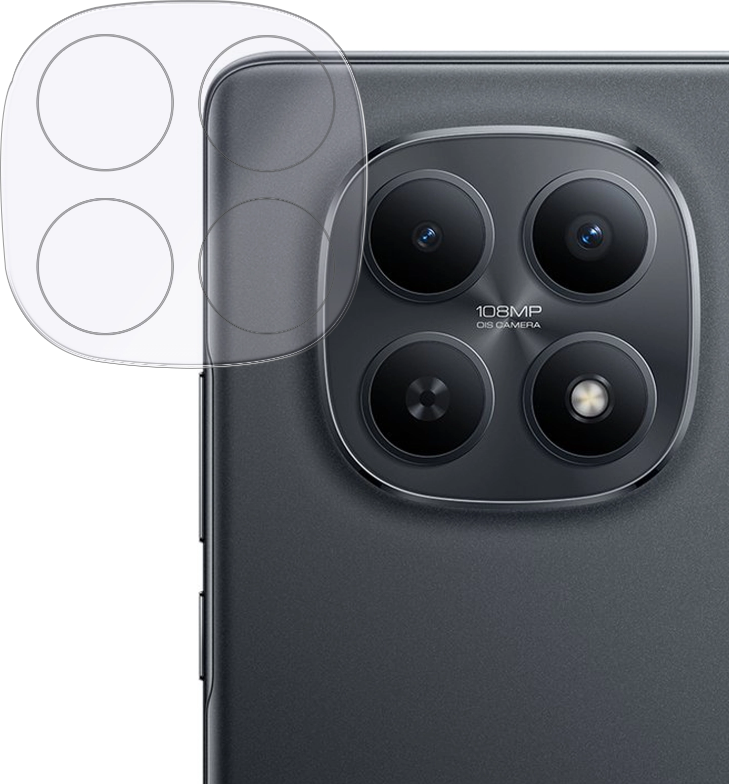 Rosso Xiaomi Redmi Note 15 4G Camera Lens Protector Transparant afbeelding 1