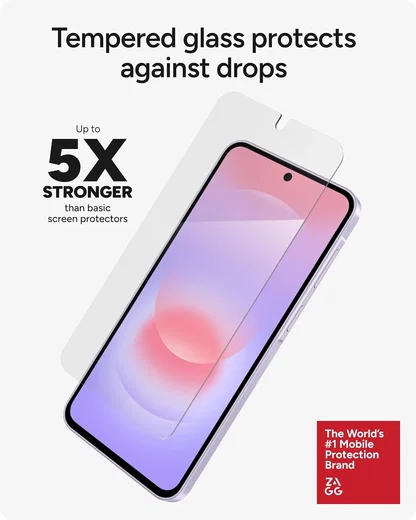 ZAGG InvisibleShield Glass Elite Samsung Galaxy A37 Screen Protector afbeelding 5