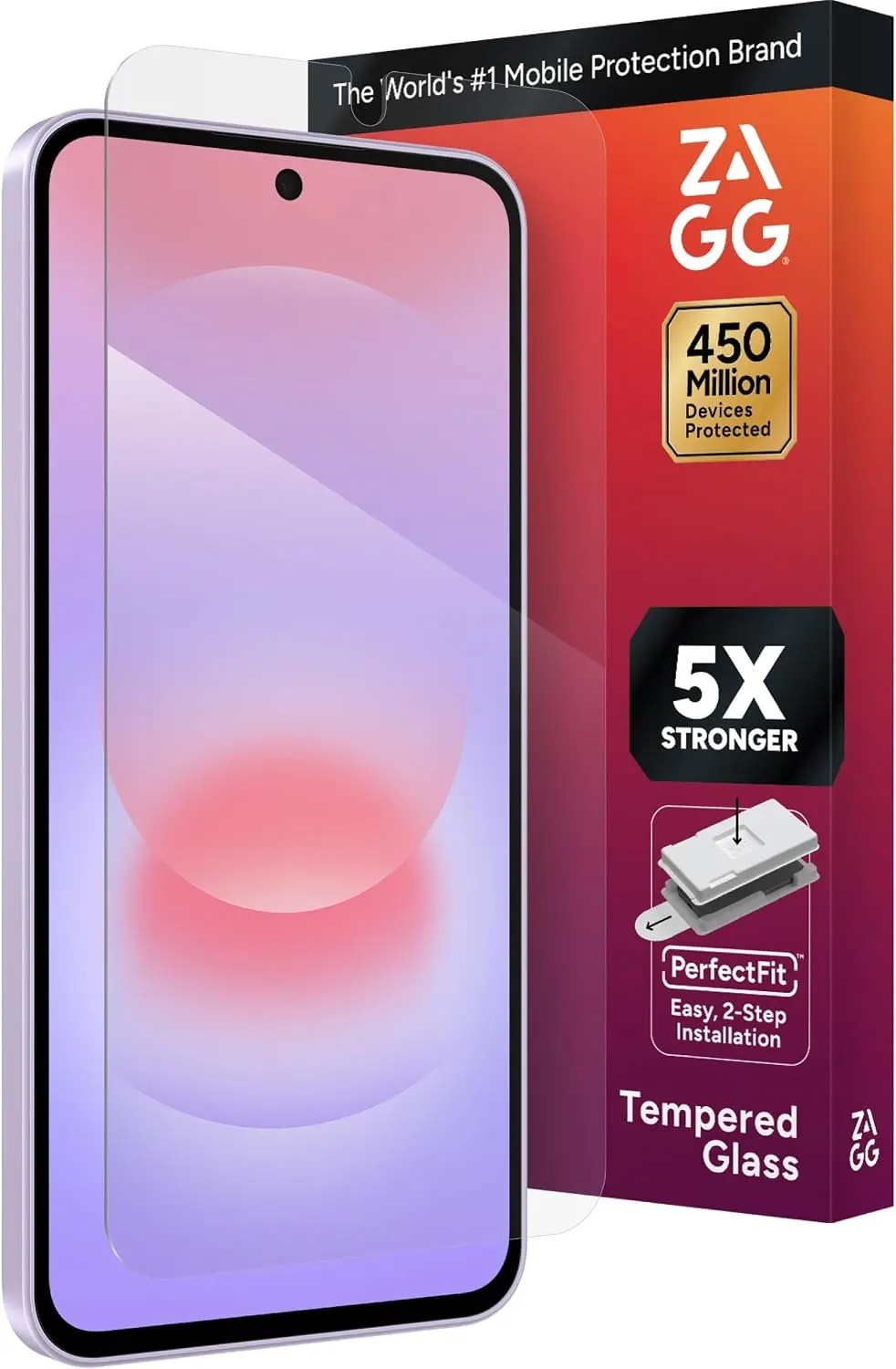 ZAGG InvisibleShield Glass Elite Samsung Galaxy A37 Screen Protector afbeelding 1