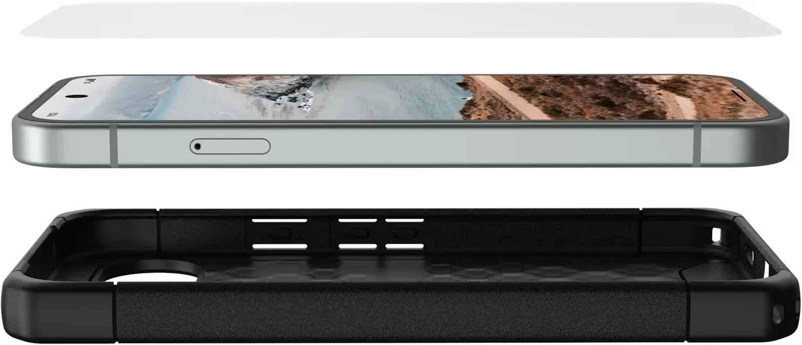 UAG Glass Shield Google Pixel 10a Screen Protector Tempered Glass afbeelding 6