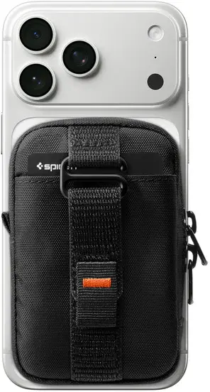 Spigen MagSafe Organizer Etui TintapZip MagFit Universele Pouch Zwart afbeelding 2