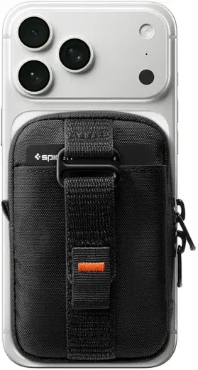 Spigen MagSafe Organizer Etui TintapZip MagFit Universele Pouch Zwart afbeelding 2