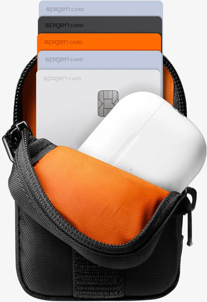 Spigen MagSafe Organizer Etui TintapZip MagFit Universele Pouch Zwart afbeelding 13