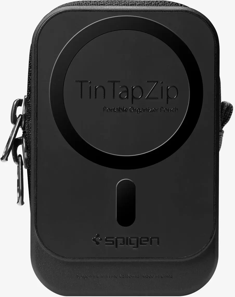 Spigen MagSafe Organizer Etui TintapZip MagFit Universele Pouch Zwart afbeelding 10