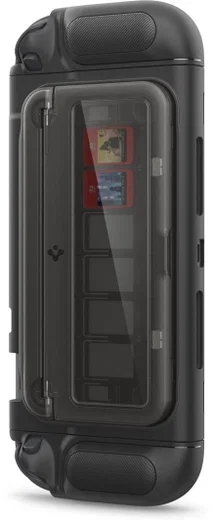 Spigen Snap Case Nintendo Switch 2 Hoesje met Standaard Zwart afbeelding 3