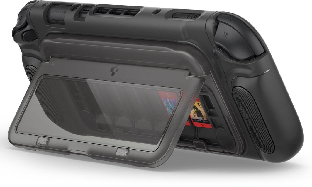 Spigen Snap Case Nintendo Switch 2 Hoesje met Standaard Zwart afbeelding 6
