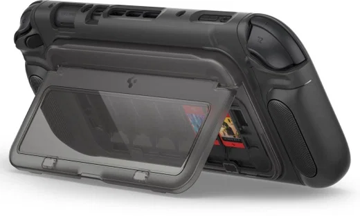 Spigen Snap Case Nintendo Switch 2 Hoesje met Standaard Zwart afbeelding 6