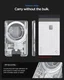 Spigen Ultra Hybrid Wallet met MagSafe iPhone Zero One Wit afbeelding 3