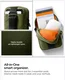 Spigen MagSafe Organizer Etui TintapZip MagFit Universele Pouch Olive Green afbeelding 3