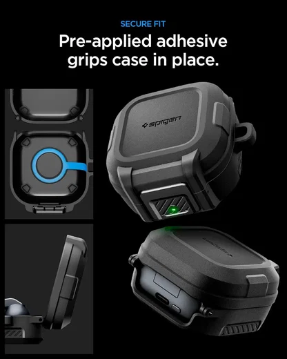 Spigen Lock Fit Samsung Galaxy Buds 4 / 4 Pro Hoesje Zwart afbeelding 5