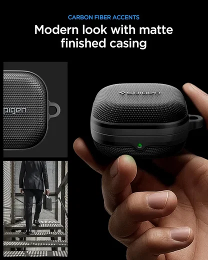 Spigen Classic Fit Samsung Galaxy Buds 4 / Buds 4 Pro Hoesje Zwart afbeelding 3