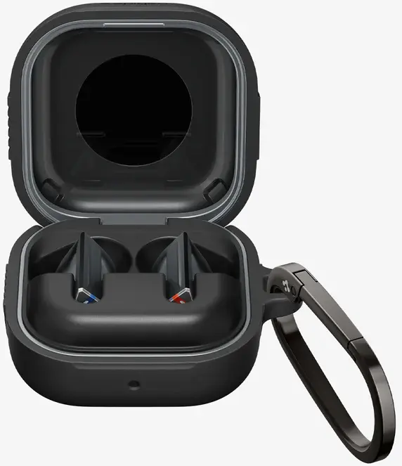 Spigen Galaxy Buds 4 / Buds 4 Pro Hoesje Rugged Armor Beschermcase Zwart afbeelding 9