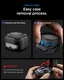 Spigen Galaxy Buds 4 / Buds 4 Pro Hoesje Rugged Armor Beschermcase Zwart afbeelding 8