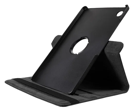 Samsung Galaxy Tab A11 Plus Hoes 360° Draaibare Book Case Zwart afbeelding 2