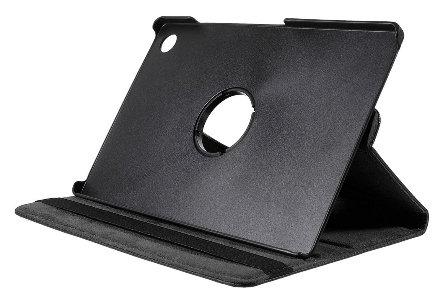 Samsung Galaxy Tab A11 Plus Hoes 360° Draaibare Book Case Zwart afbeelding 3
