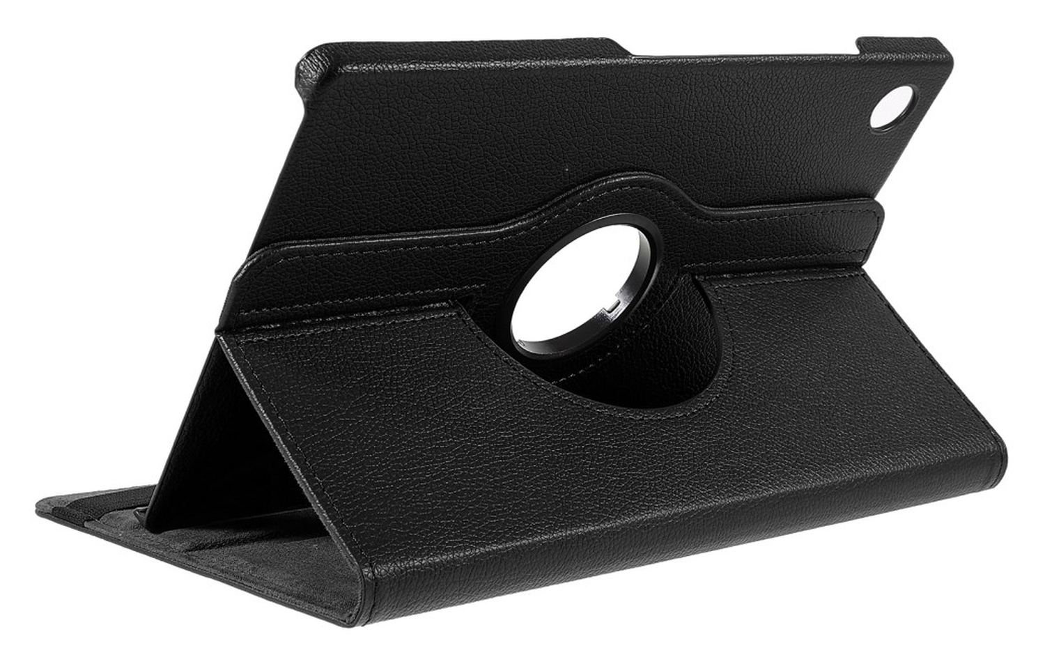 Samsung Galaxy Tab A11 Plus Hoes 360° Draaibare Book Case Zwart afbeelding 4