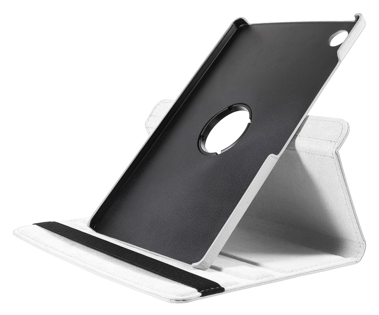 Samsung Galaxy Tab A11 Plus Hoes 360° Draaibare Book Case Wit afbeelding 2