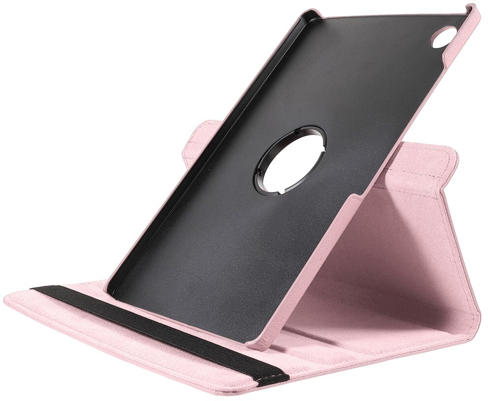 Samsung Galaxy Tab A11 Plus Hoes 360° Draaibare Book Case Roze afbeelding 6