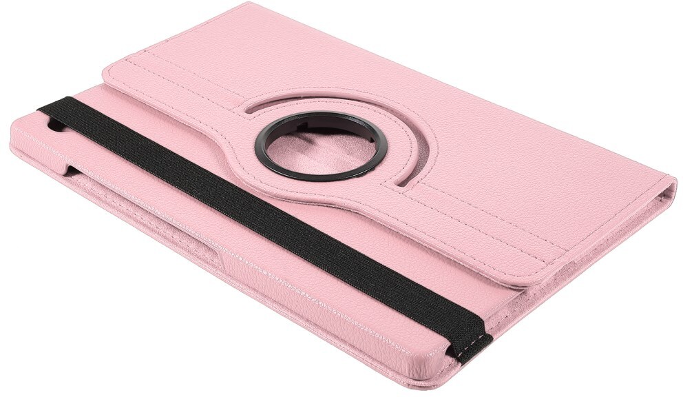 Samsung Galaxy Tab A11 Plus Hoes 360° Draaibare Book Case Roze afbeelding 2