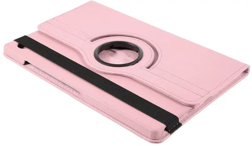 Samsung Galaxy Tab A11 Plus Hoes 360° Draaibare Book Case Roze afbeelding 2