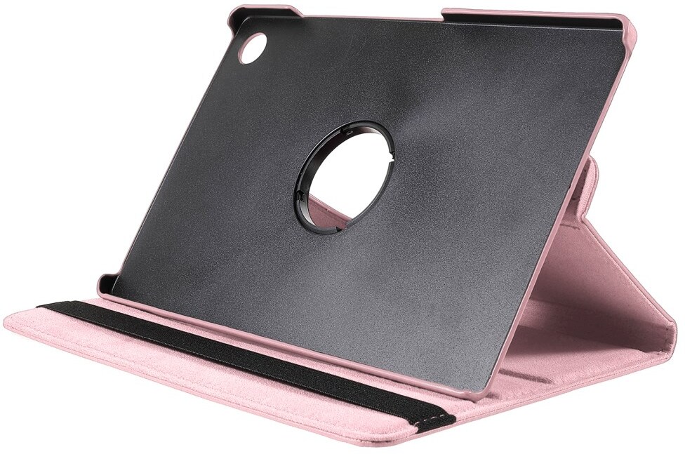 Samsung Galaxy Tab A11 Plus Hoes 360° Draaibare Book Case Roze afbeelding 7