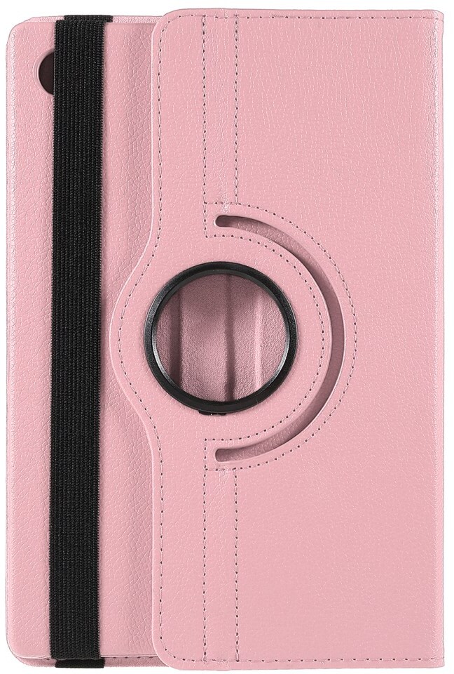 Samsung Galaxy Tab A11 Plus Hoes 360° Draaibare Book Case Roze afbeelding 4
