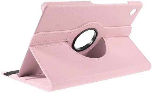 Samsung Galaxy Tab A11 Plus Hoes 360° Draaibare Book Case Roze afbeelding 3
