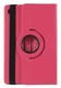 Samsung Galaxy Tab A11 Plus Hoes 360° Draaibare Book Case Rood Roze afbeelding 9