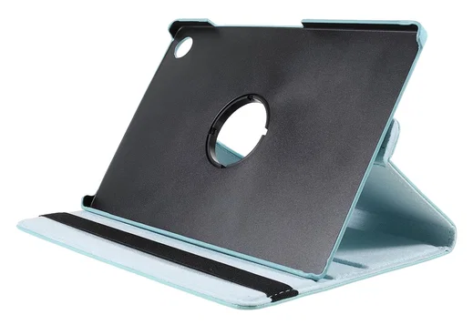 Samsung Galaxy Tab A11 Plus Hoes 360° Draaibare Book Case Lichtblauw afbeelding 3