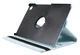Samsung Galaxy Tab A11 Plus Hoes 360° Draaibare Book Case Lichtblauw afbeelding 3